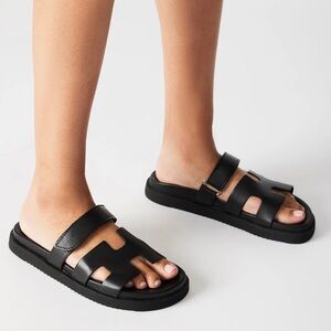 Black Madden Girl H Sandals